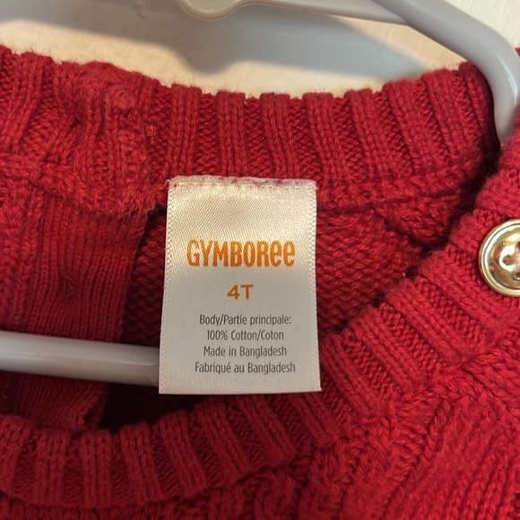 Girls Cable Knit Sweater - Holiday Traditions - Salsa - Picture 5 of 5